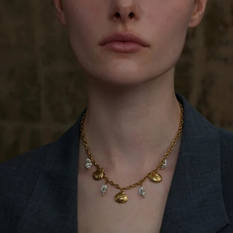 Collier Breloque Coquillage