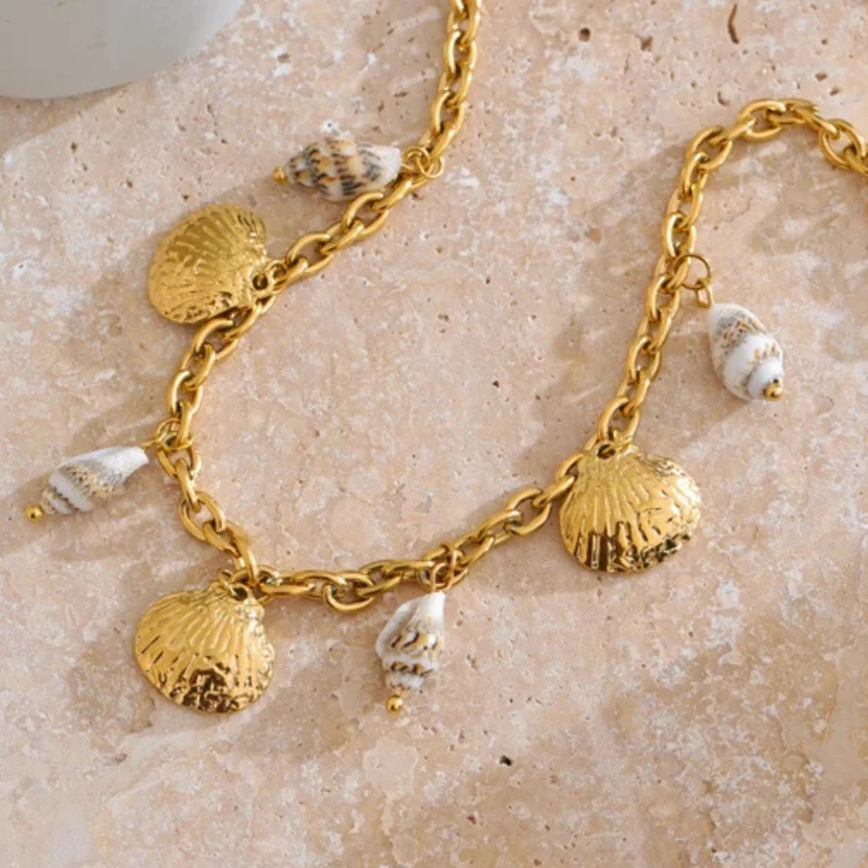 Collier Breloque Coquillage