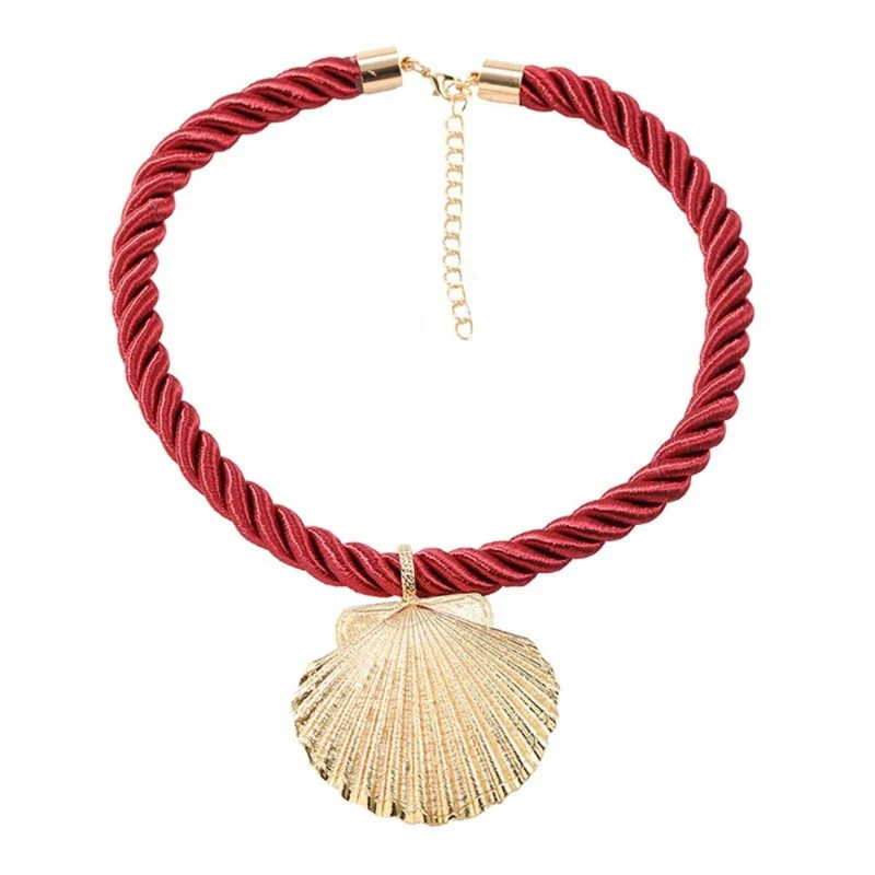 Collier Corde Coquillage