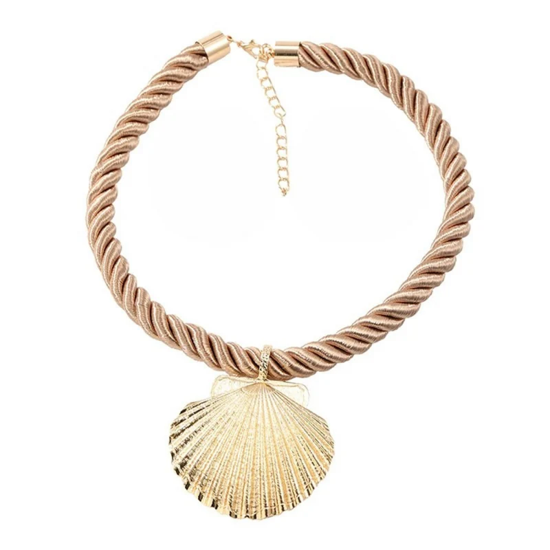 Collier Corde Coquillage