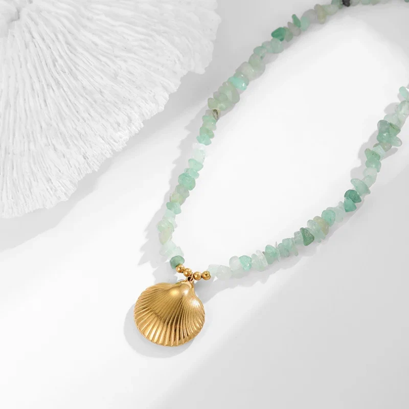 Collier Pendentif Gros Coquillage