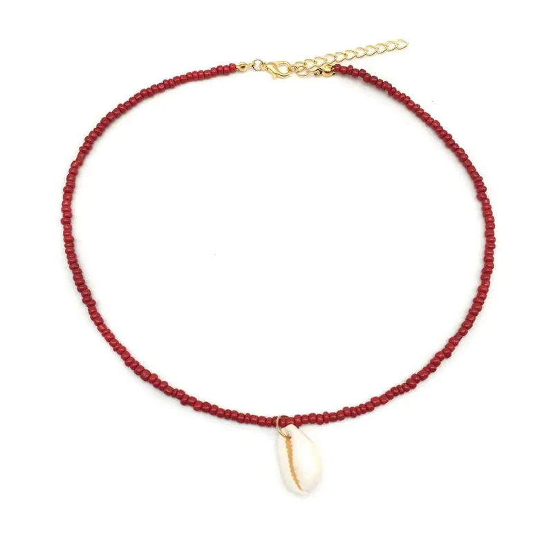 Collier Perle Couleur Coquillage