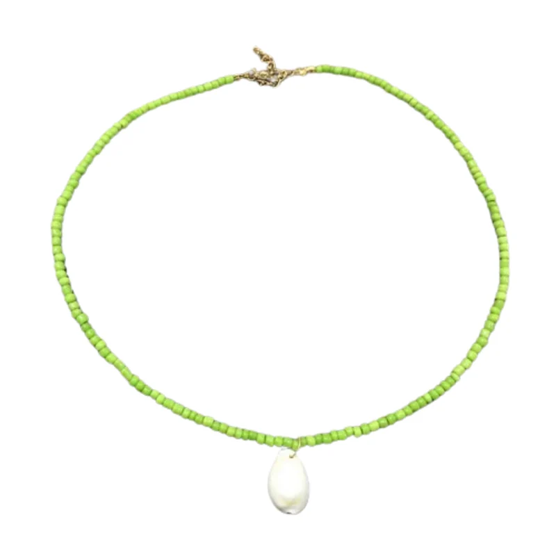 Collier Perle Couleur Coquillage