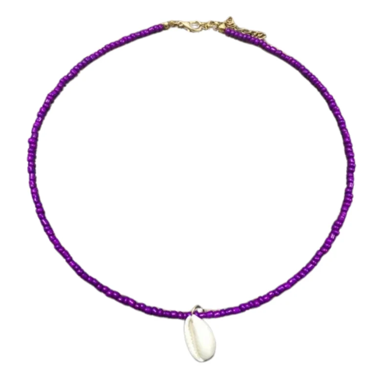 Collier Perle Couleur Coquillage