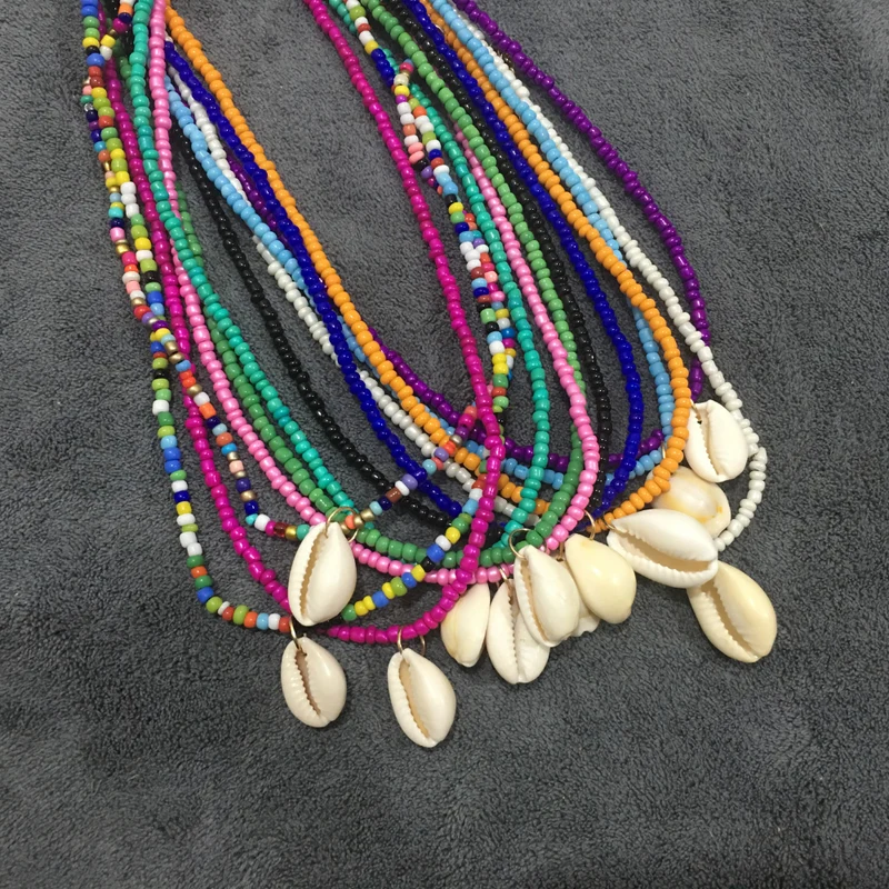 Collier Perle Couleur Coquillage