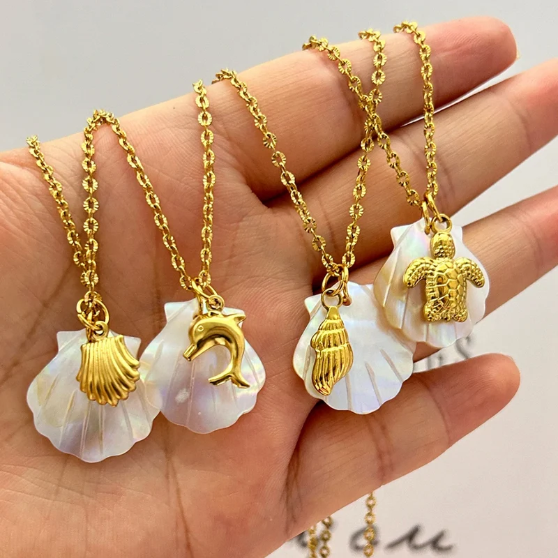 Collier Coquillage Nacre