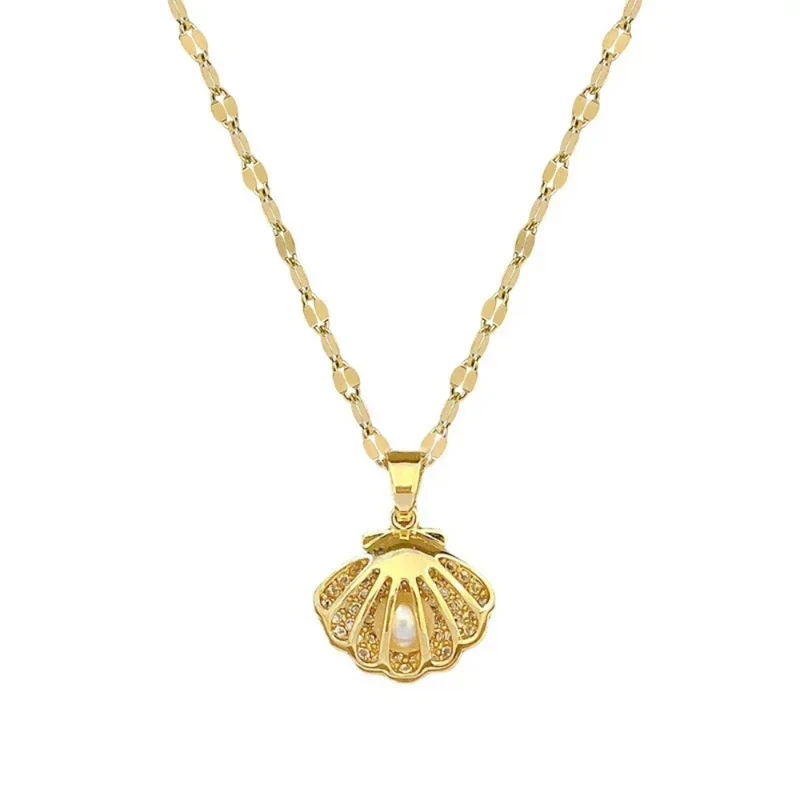 Collier Coquillage Saint Jacques