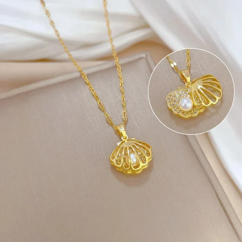Collier Coquillage Saint Jacques