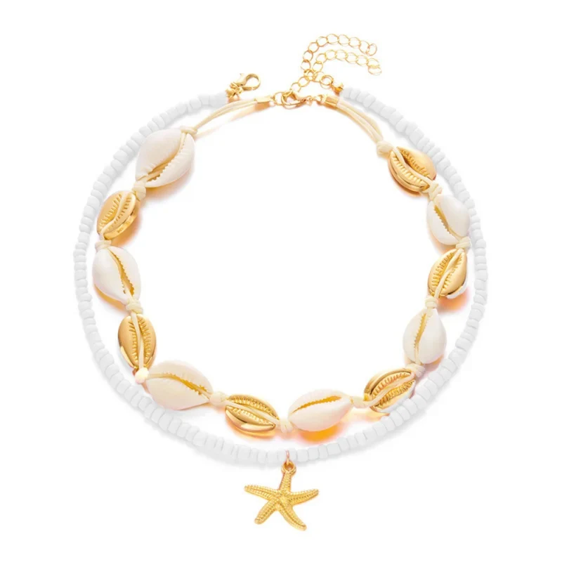 Double Collier Coquillage