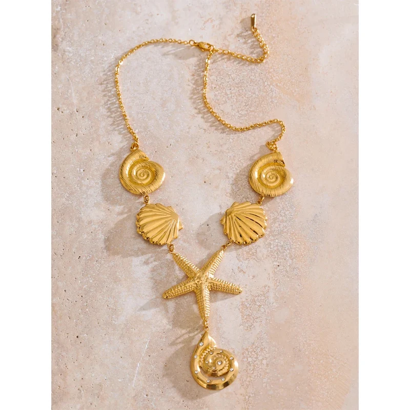 Collier en Y Coquillage