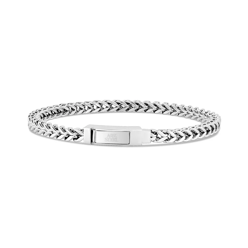 Bracelet à maillons Franco de 4 mm