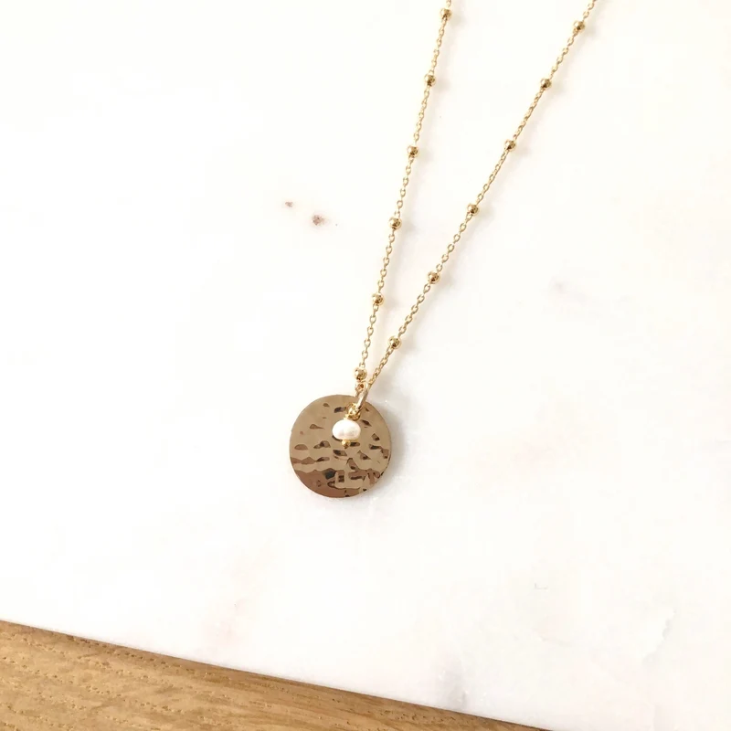 Collier "Malina" plaqué or