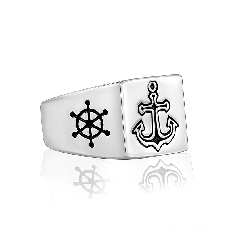Bague de signalisation de roue de bateau et d'ancre