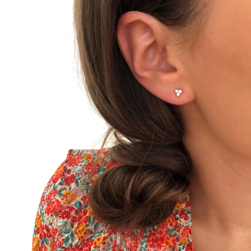 Boucles d'oreilles "Leonie" plaqué or