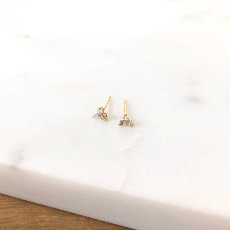 Boucles d'oreilles "Leonie" plaqué or