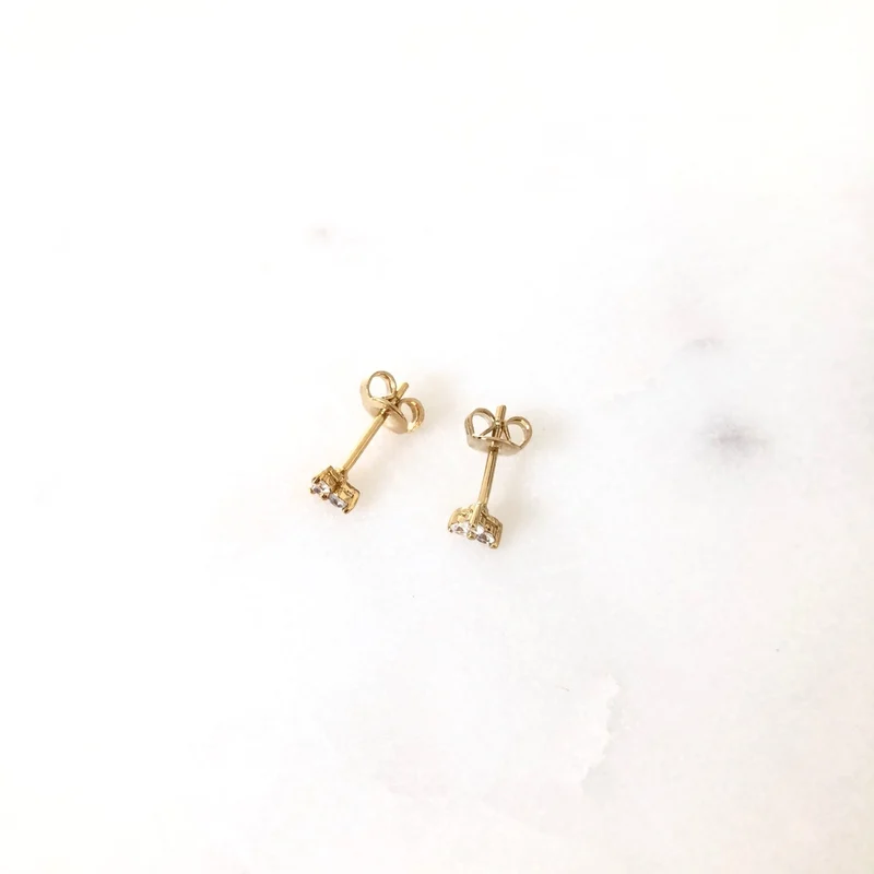 Boucles d'oreilles "Leonie" plaqué or