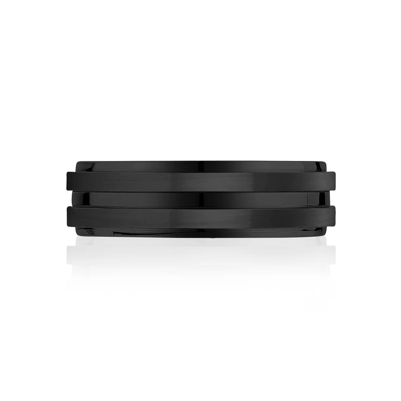 7mm Black Jonc