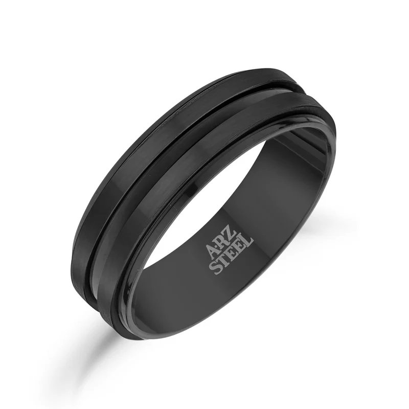 7mm Black Jonc
