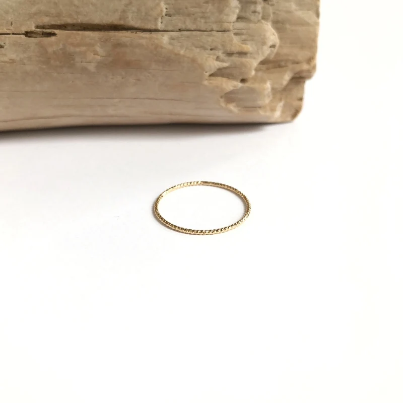 Bague "Lina" plaqué or