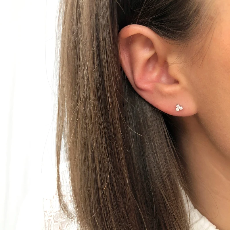 Boucles d'oreilles "Leonie" argent