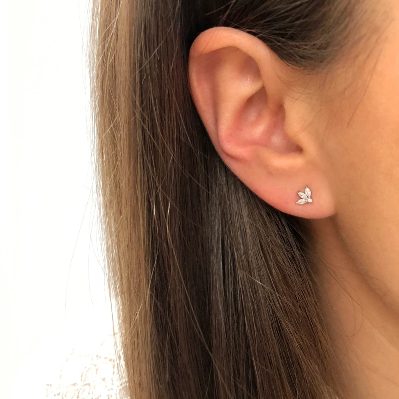 Boucles d'oreilles "Maelee" argent