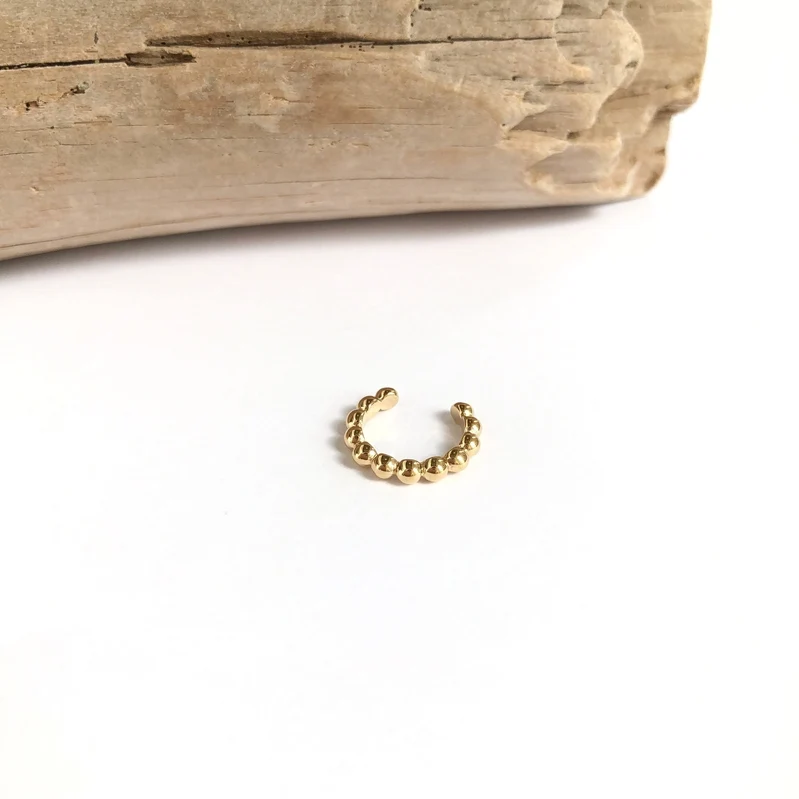 Bague d'oreille "Melo" plaqué or