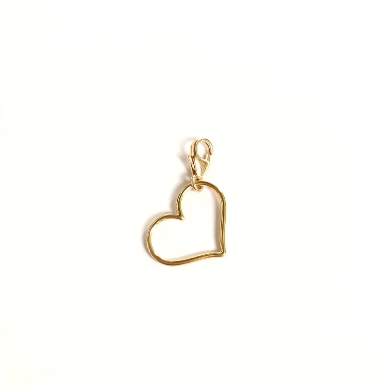 Charm "Coeur" plaqué or
