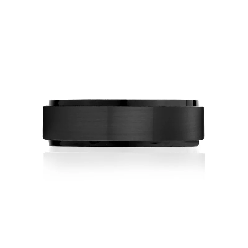 7mm Noir mat Jonc