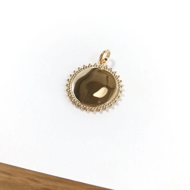 Pendentif "Sona" plaqué or