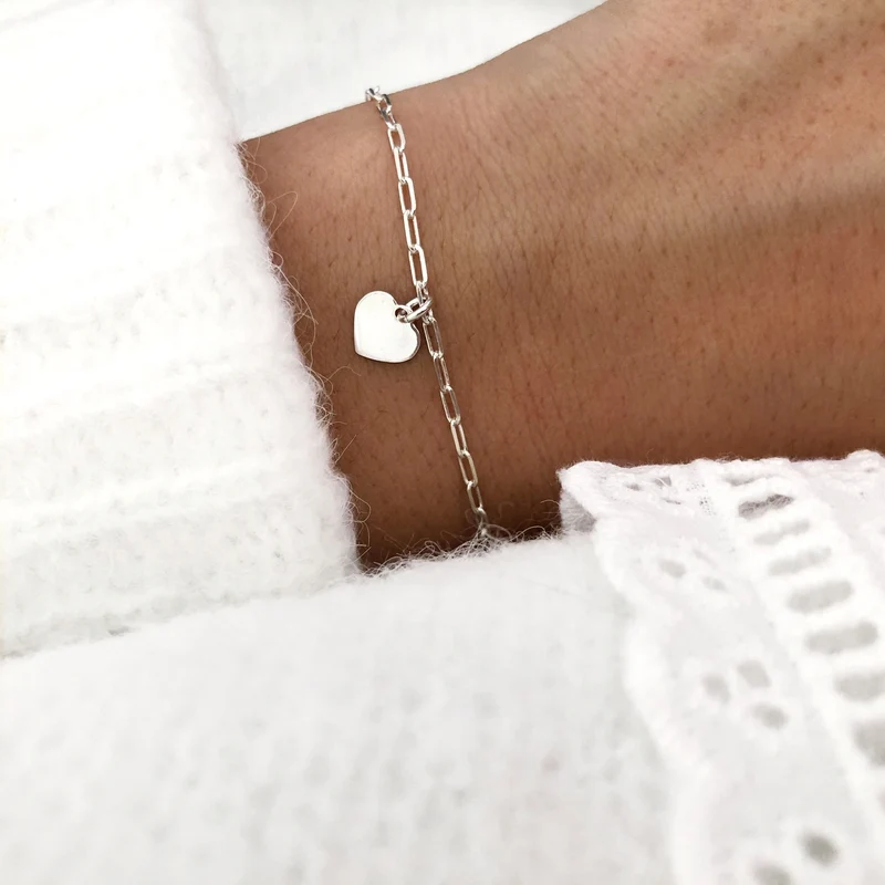 Bracelet "Idylle" argent
