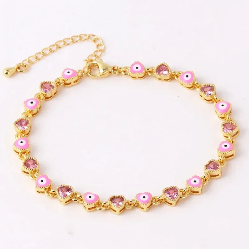 Bracelet Œil Rose Femme