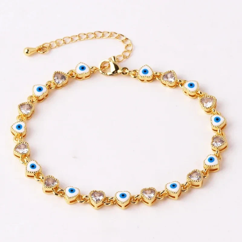 Bracelet Œil Blanc Femme
