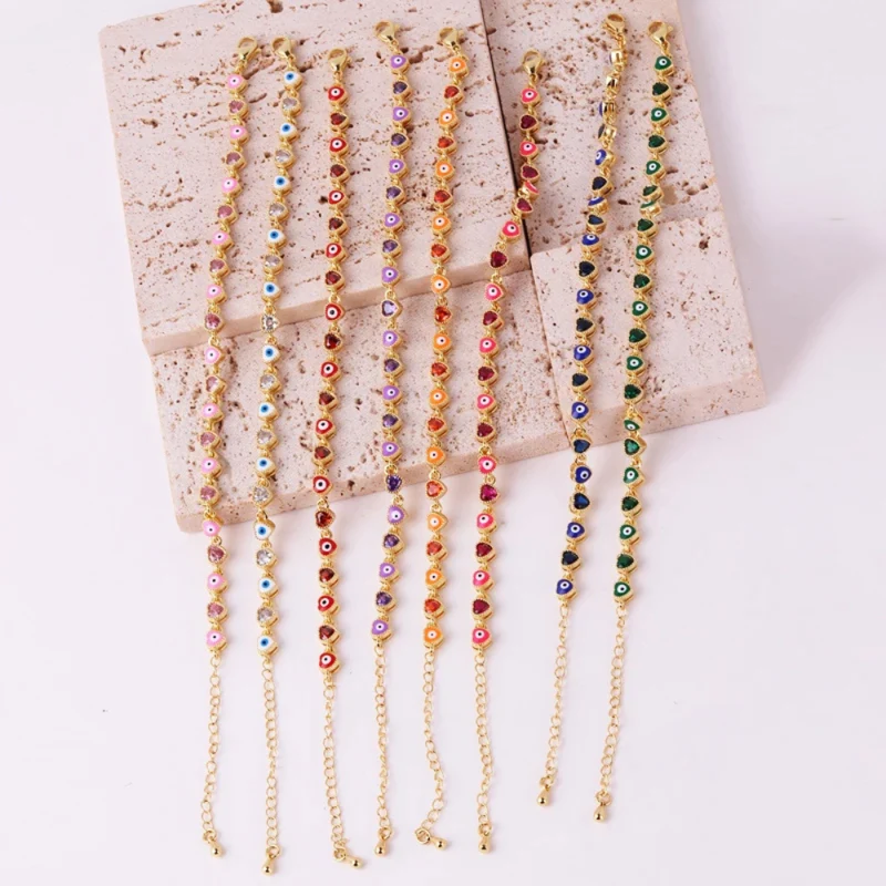 Bracelet Œil Strass Femme