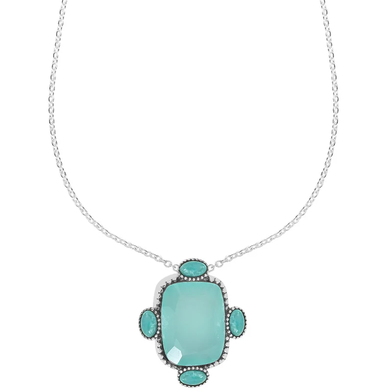 Collier Le Monde de Frida Calcédoine
