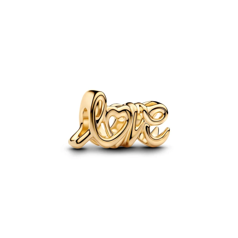 Pandora Love Gold coloured Love Charm 763055C00