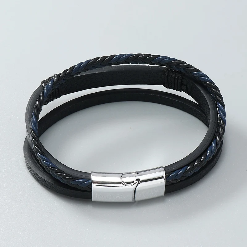 Bracelet Cuir Homme Guitare