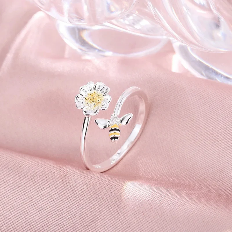 Bague Abeille Ajustable