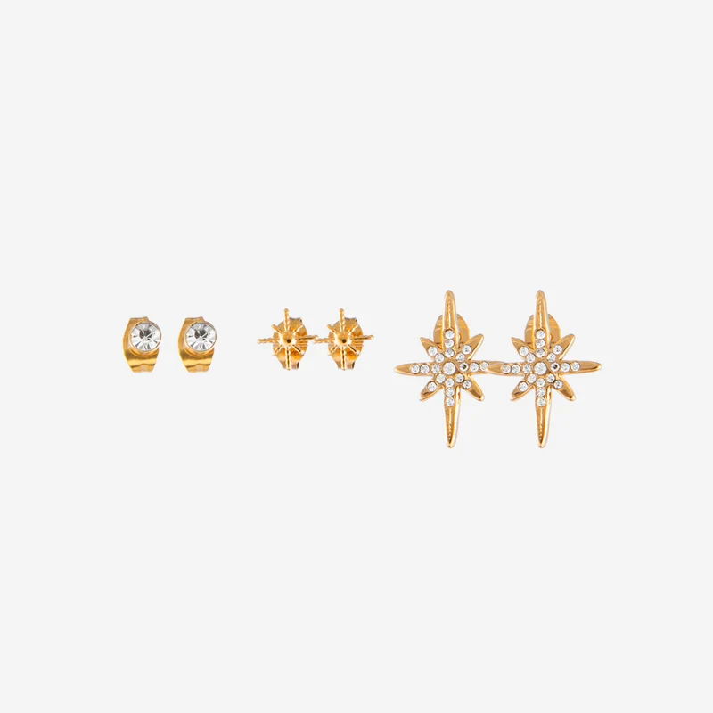 Set étoile strass