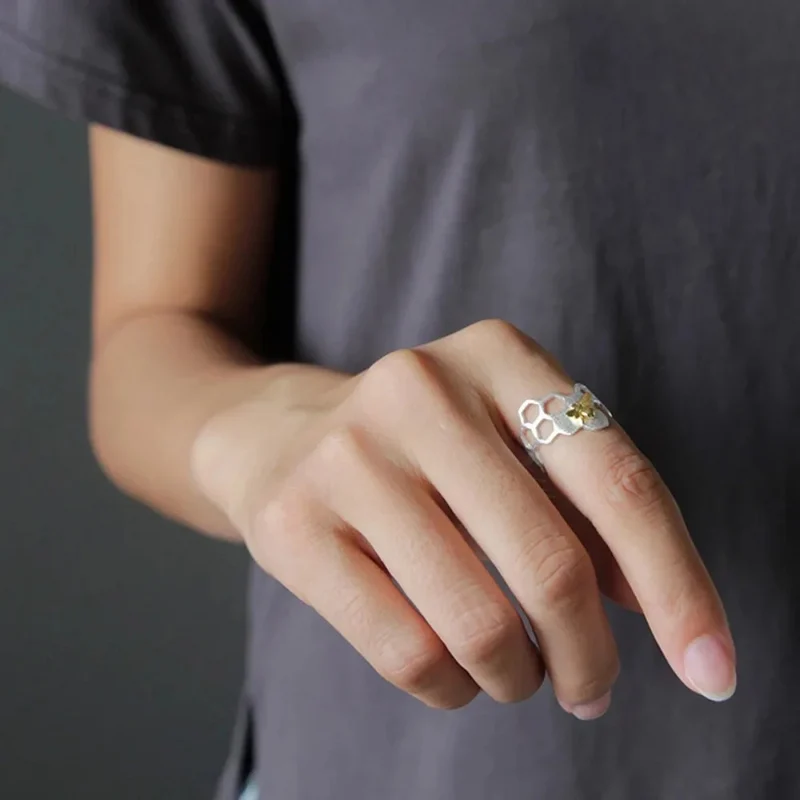 Bague Nid d'Abeille