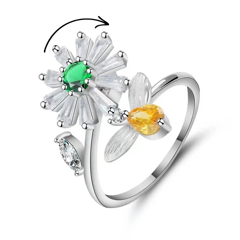 Bague Abeille Anti-Stress