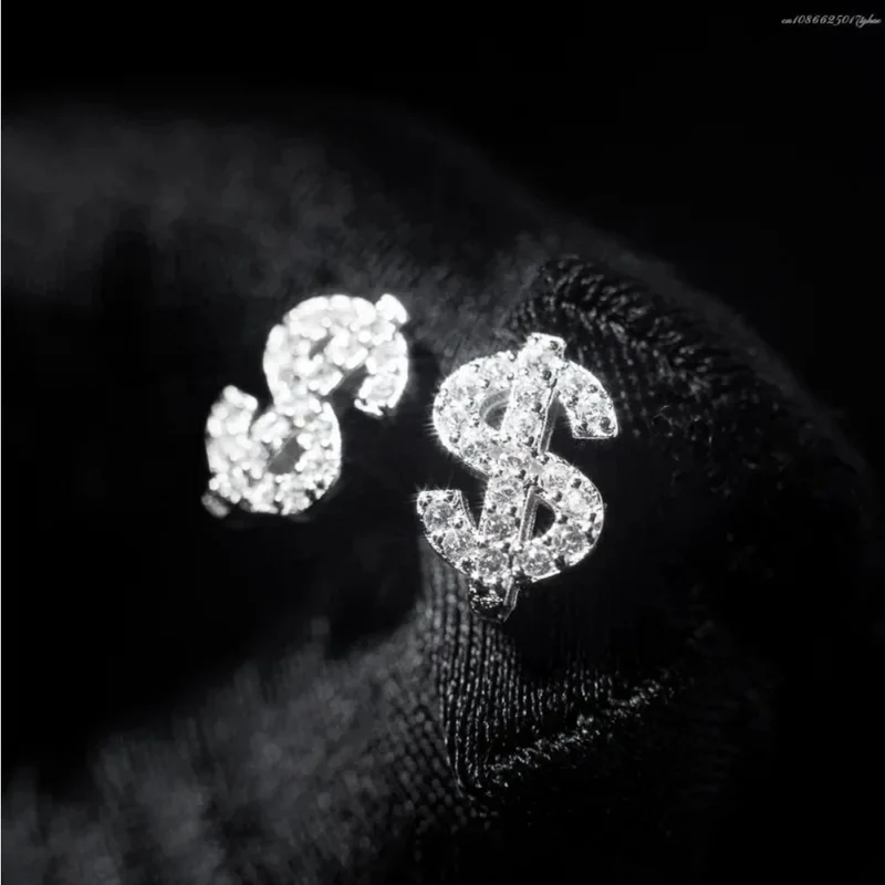 Boucles d'Oreilles Dollar Strass