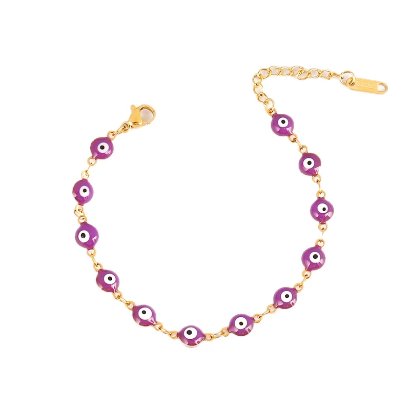 Bracelet Œil Violet