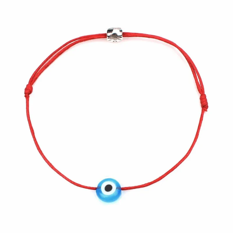 Bracelet Œil Bleu Fil Rouge
