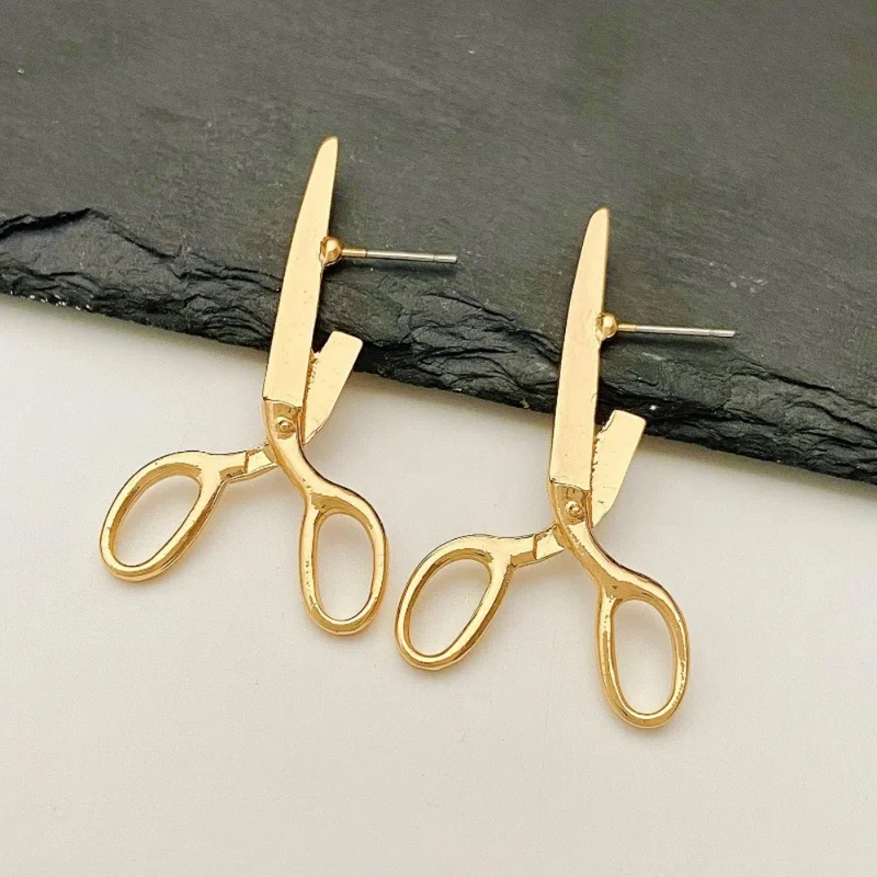 Boucle d'Oreilles Ciseaux