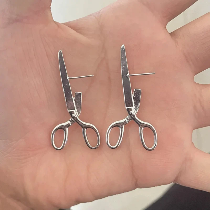 Boucle d'Oreilles Ciseaux