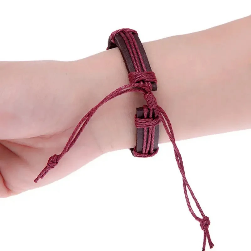 Bracelet Guitare Cuir Vintage