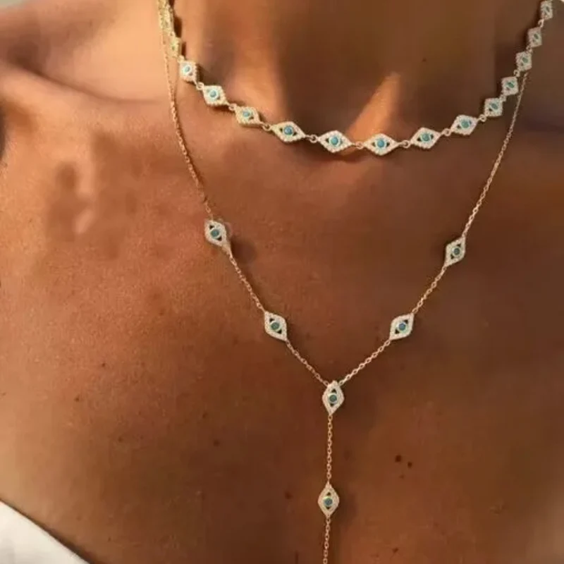 Collier en Y Œil