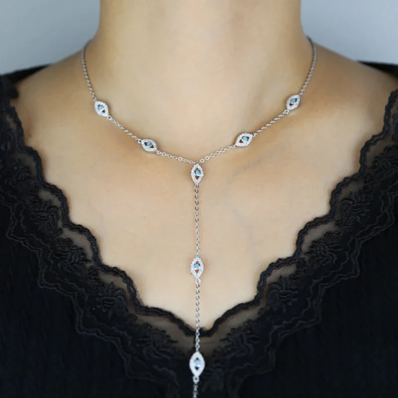 Collier en Y Œil