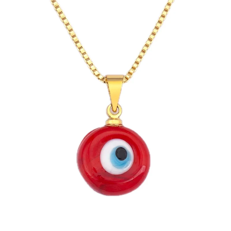 Collier Œil Turc Rouge