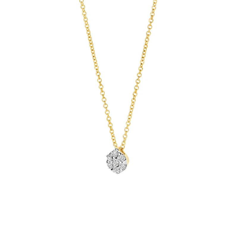 Blush Collier en or 14 carats avec diamants naturels 3616BDI